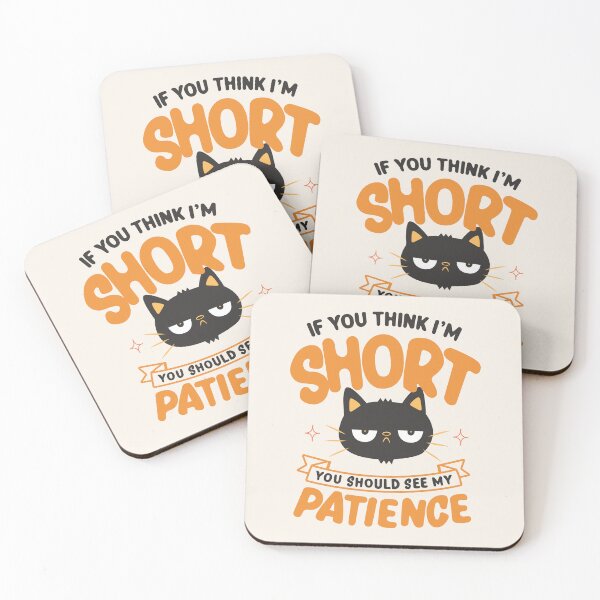 Item preview, Funny Cat Patience Illustration designed and sold by beboplab.