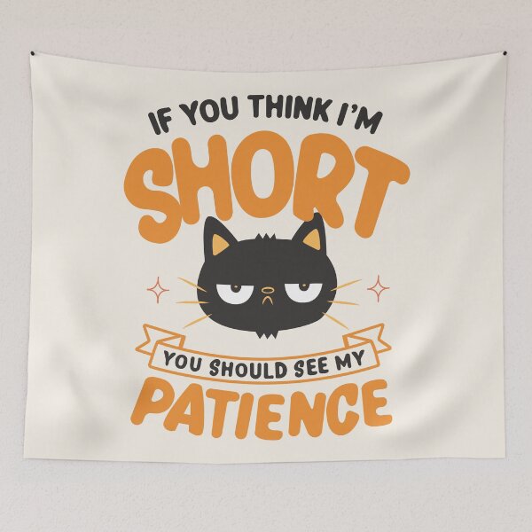 Item preview, Funny Cat Patience Illustration designed and sold by beboplab.