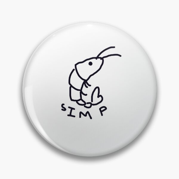 Item preview, Simp shrimp designed and sold by MileAMinBrain.
