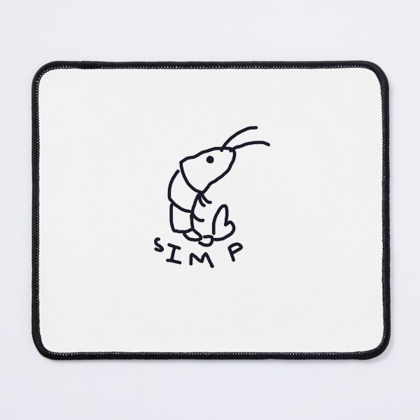 Item preview, Simp shrimp designed and sold by MileAMinBrain.