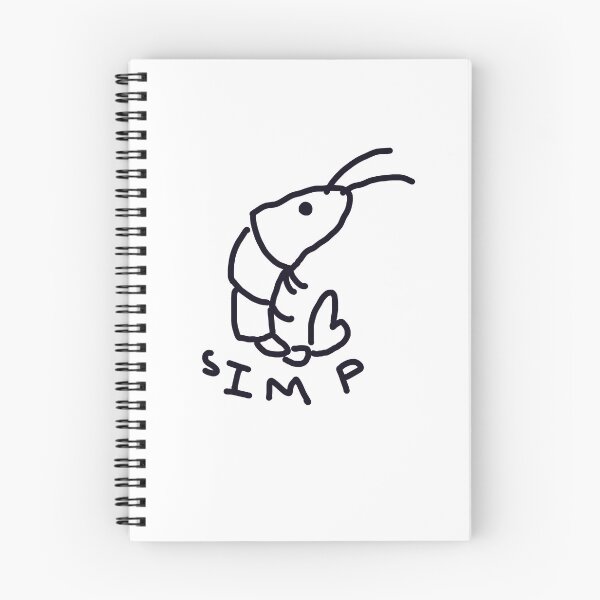 Item preview, Simp shrimp designed and sold by MileAMinBrain.