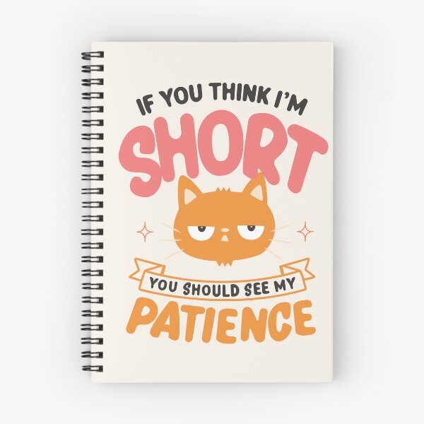Item preview, Funny Cat Patience Illustration designed and sold by beboplab.