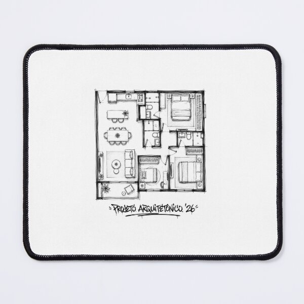 Item preview, Architectural Project ’26 — Black and White Urban Sketch designed and sold by Floresdelimao.