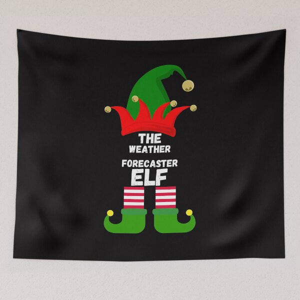 Item preview, The Weather Forecaster Elf Family Christmas Elf Costume designed and sold by WeirdlyRare.