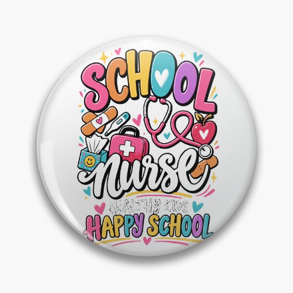 Item preview, School Nurse | Healthy Kids Happy School Nurse Design designed and sold by Sunday.Supply.