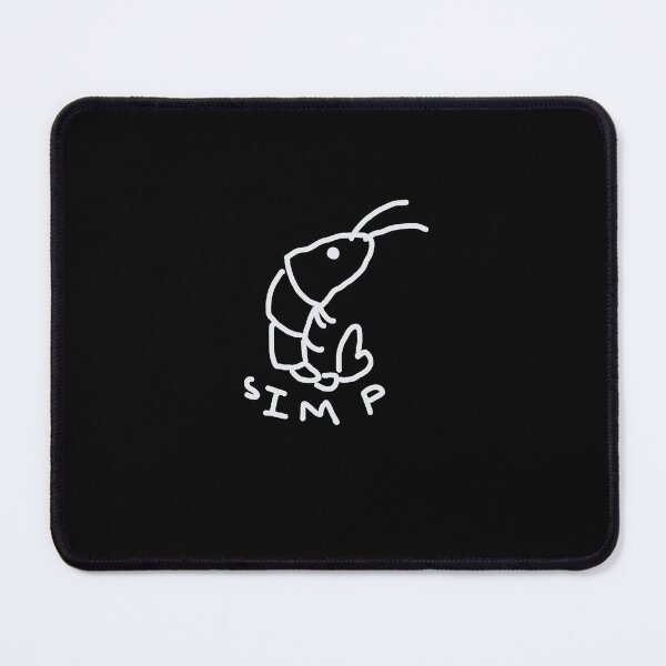 Item preview, Simp shrimp - white designed and sold by MileAMinBrain.