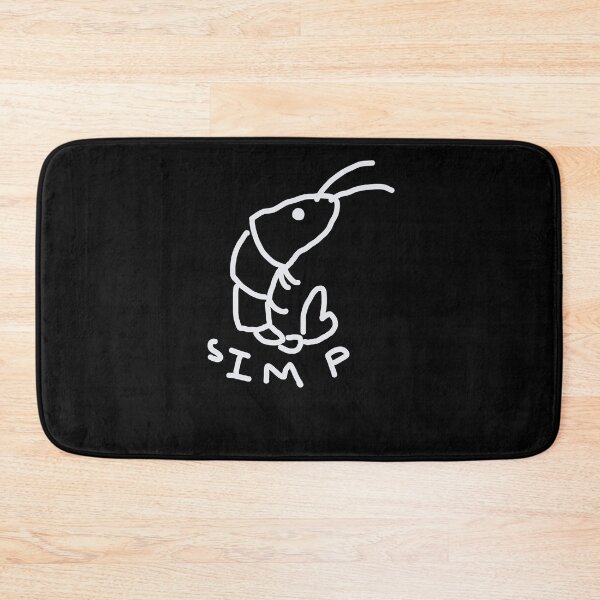 Item preview, Simp shrimp - white designed and sold by MileAMinBrain.