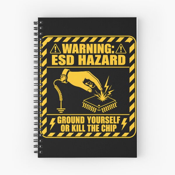 Item preview, Warning ESD Hazard Ground Yourself Electronics Engineer designed and sold by ThirdShiftLab.