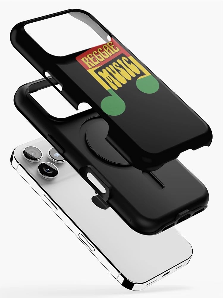 Thumbnail 2 of 4, iPhone Case, Reggae Music in Rasta Colors designed and sold by RastaColors.