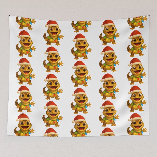 Item preview, Christmas Australian Gecko designed and sold by Sillytoe.