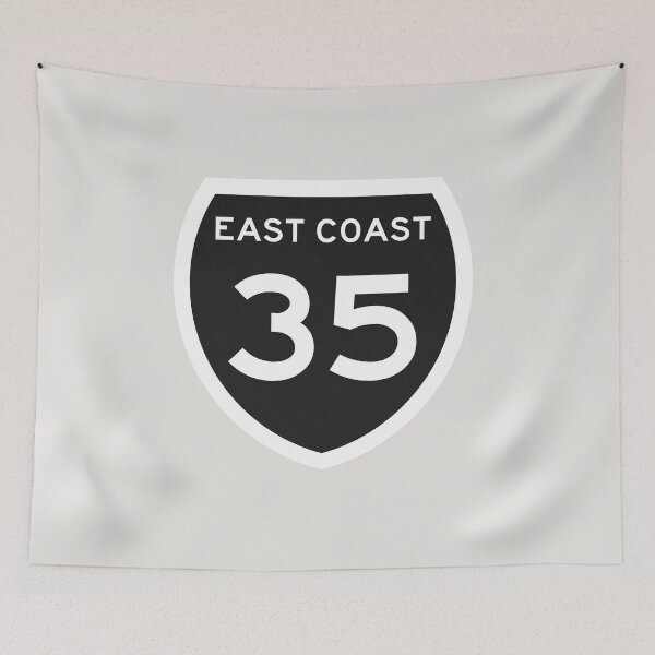 Item preview, Highway 35, East Coast - Black designed and sold by MY NEW ZEALAND.