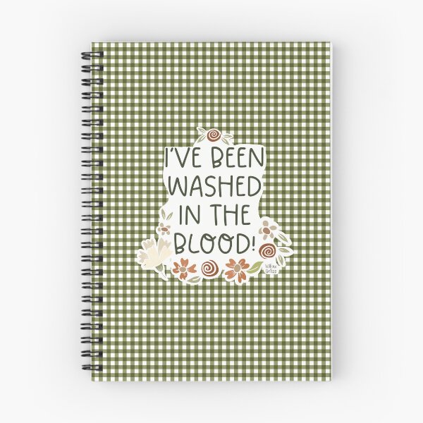 Item preview, Washed in the Blood - dark  designed and sold by Willow & Grace Designs.