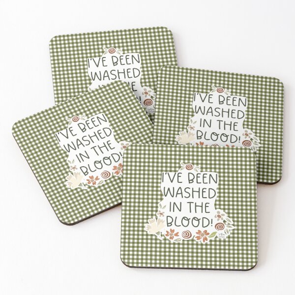 Item preview, Washed in the Blood - dark  designed and sold by Willow & Grace Designs.