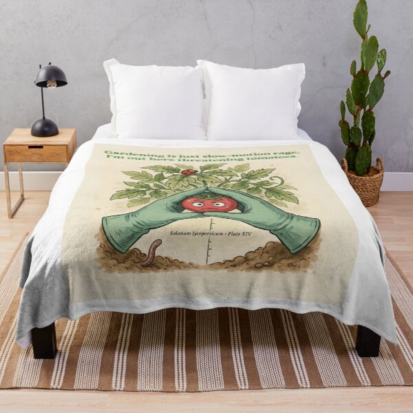 Item preview, Funny Gardening Shirt – Threatening Tomatoes – Sarcastic Plant Mom Gift for Gardeners designed and sold by FurryPrintLab-FurryPrintLabDesign.