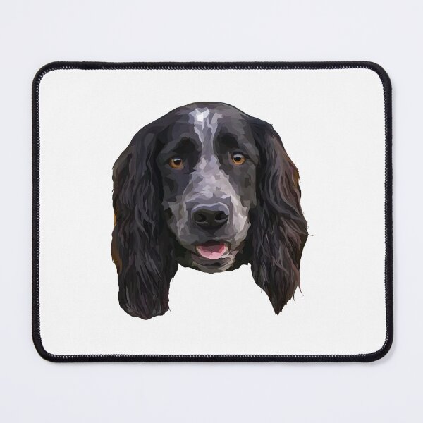 Item preview, Spaniel Geometric Design – Headshot Illustration, Transparent Background designed and sold by Wheel and Woof.