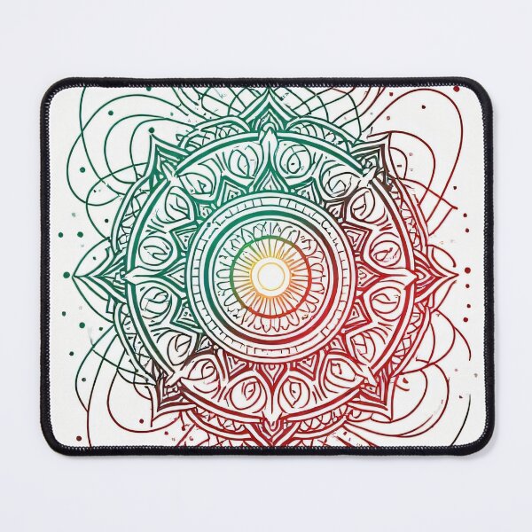 Item preview, Geometric mandala with color gradient and shine designed and sold by Mianku | Für das Leben.