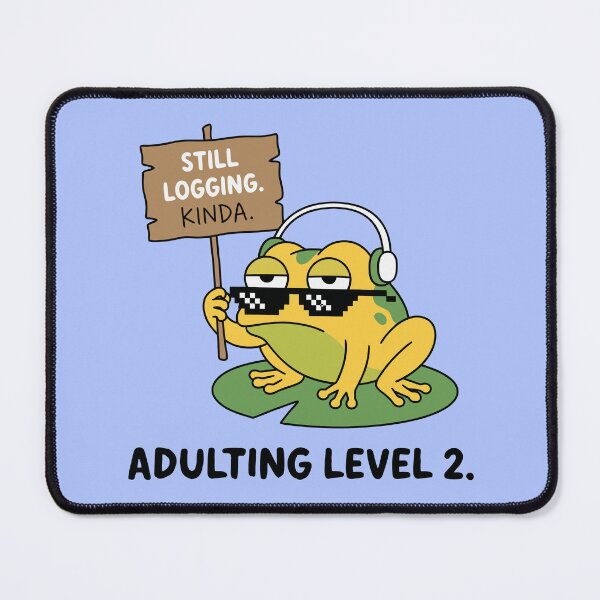 Item preview, Funny Chill Frog Pixel Sunglasses Still Logging Kinda designed and sold by Amir Faysal.