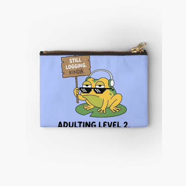 Item preview, Funny Chill Frog Pixel Sunglasses Still Logging Kinda designed and sold by Amir Faysal.