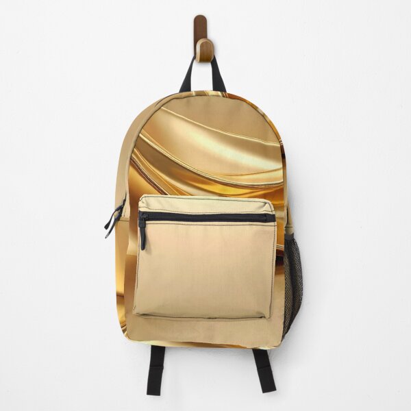 Item preview, Abstract Flowing Liquid Gold Wave Artwork designed and sold by BetweenForms.