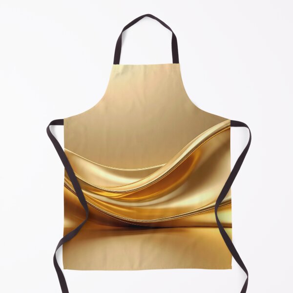Item preview, Abstract Flowing Liquid Gold Wave Artwork designed and sold by BetweenForms.