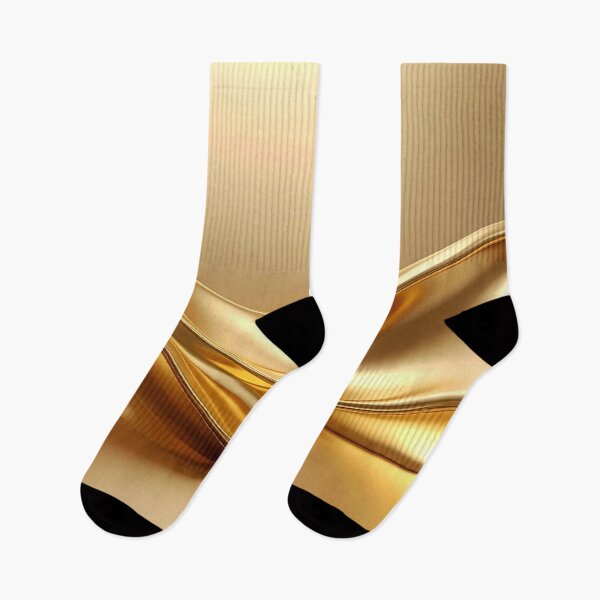 Item preview, Abstract Flowing Liquid Gold Wave Artwork designed and sold by BetweenForms.