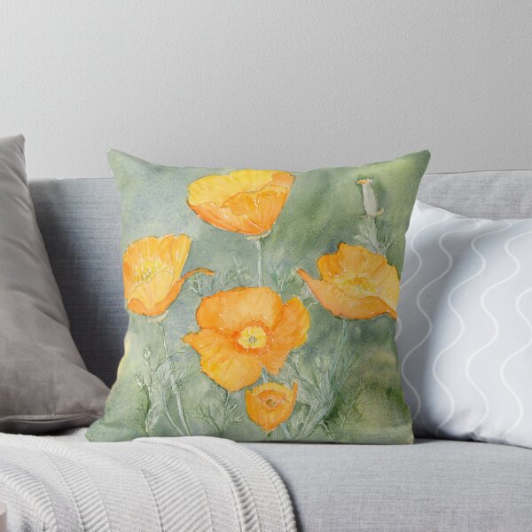 Item preview, California Poppy designed and sold by Diane Hall Watercolors.