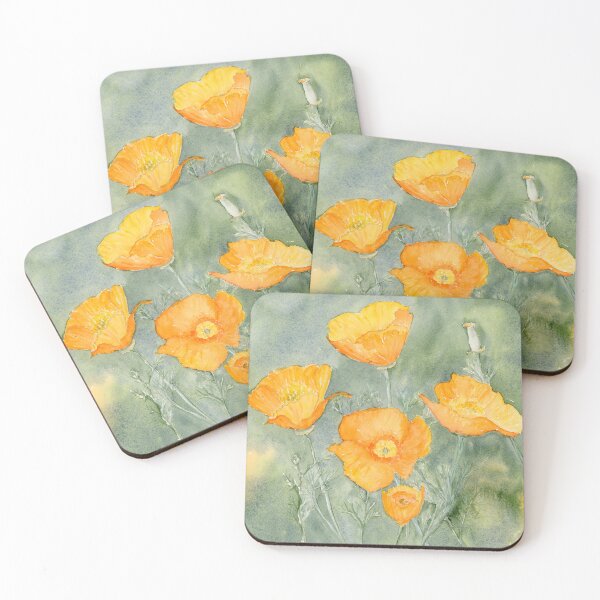 Item preview, California Poppy designed and sold by Diane Hall Watercolors.