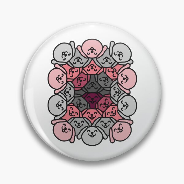 Item preview, Cute Pink Dog Pattern designed and sold by Imjustclicking.