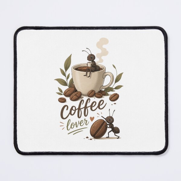 Item preview, Coffee Lover Ant designed and sold by DreamPrintForge.