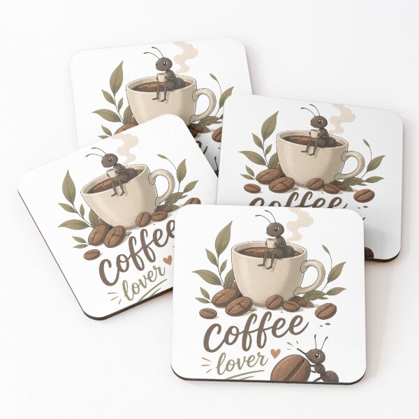 Item preview, Coffee Lover Ant designed and sold by DreamPrintForge.