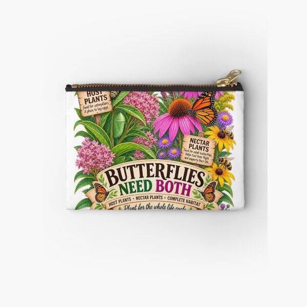 Item preview, Butterflies Need Both...Host Plants & Nectar Plants designed and sold by Whiskered Garden Studio.