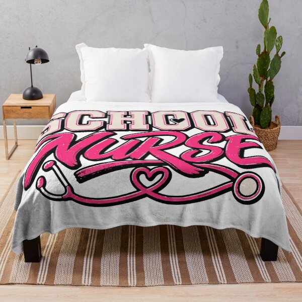 Item preview, School Nurse | Retro Pink Varsity School Nurse Design designed and sold by Sunday.Supply.