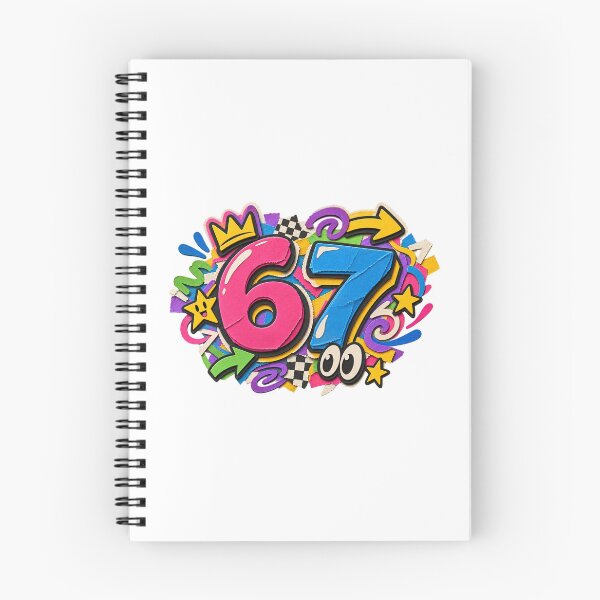 Item preview, 67 Number Colorful Paper Cutout Art designed and sold by Promoffy.