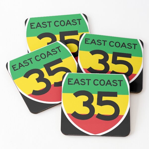 Item preview, Highway 35, East Coast - Rasta Colours designed and sold by MY NEW ZEALAND.