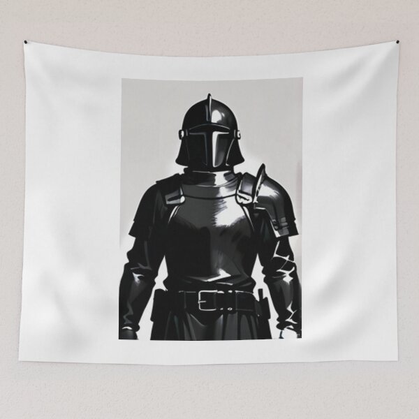 Item preview, Fantasy - Video Game Character in Dark Armor, Heroic Aesthetic designed and sold by AnimeShin.