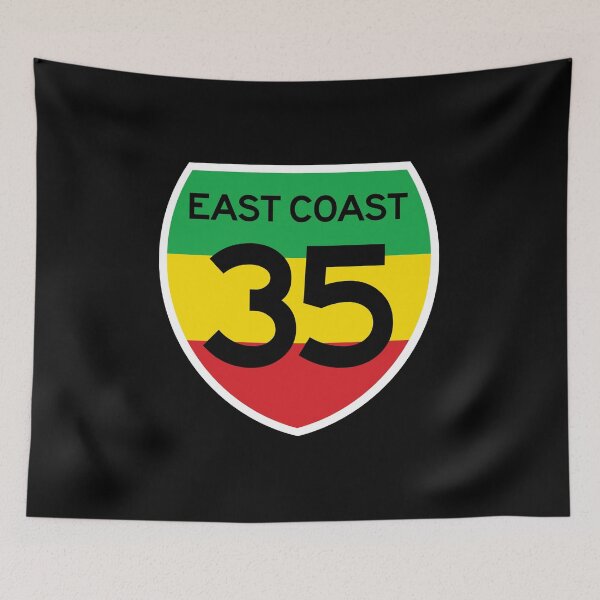 Item preview, Highway 35, East Coast - Rasta Colours designed and sold by MY NEW ZEALAND.