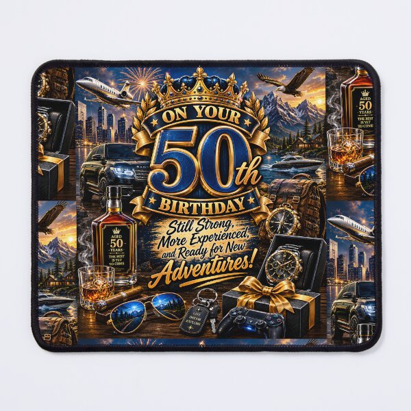 Item preview, 50th Birthday – Still Strong, More Experienced and Ready for New Adventures designed and sold by Clothes With Smiling Animals Walt Gral.