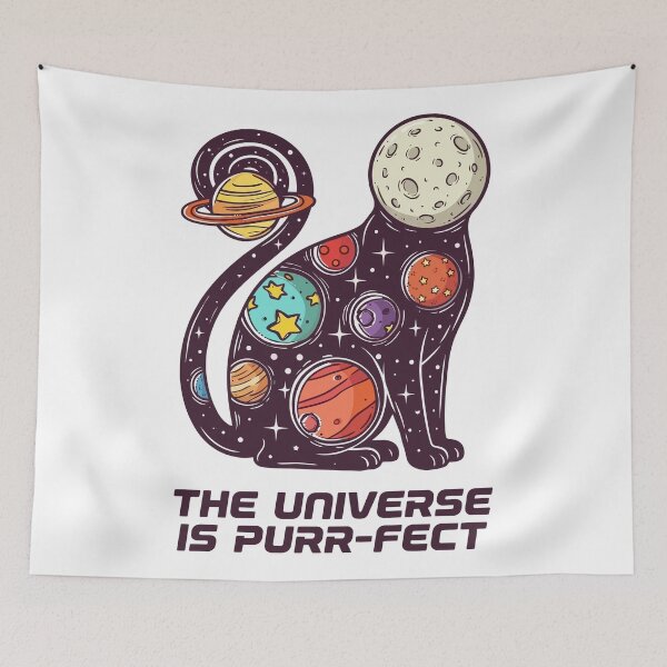 Item preview, osmic Space Cat Planets Galaxy Universe Is Purr-fect designed and sold by Amir Faysal.
