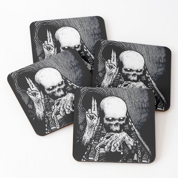Item preview, Rotting Priest Occult Satanic Spooky Witchy Goth Biker Tattoo  designed and sold by Reign Of Darkness.
