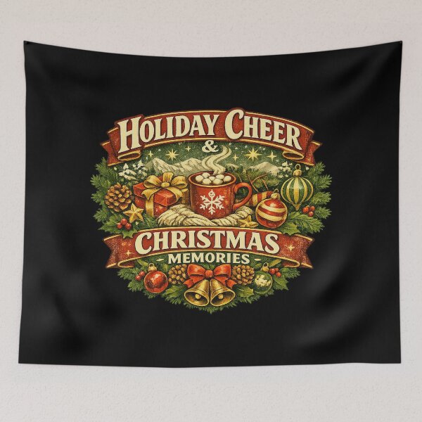 Item preview, Holiday Cheer Christmas Memories Vintage Christmas Gift designed and sold by LiviuGligoros.