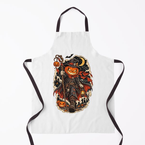 Item preview, Pumpkin Head Halloween Wizard Retro Gothic Horror designed and sold by afr-saad.