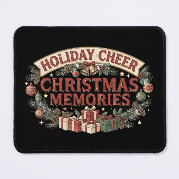 Item preview, Vintage Holiday Cheer Retro Christmas Memories Design designed and sold by LiviuGligoros.