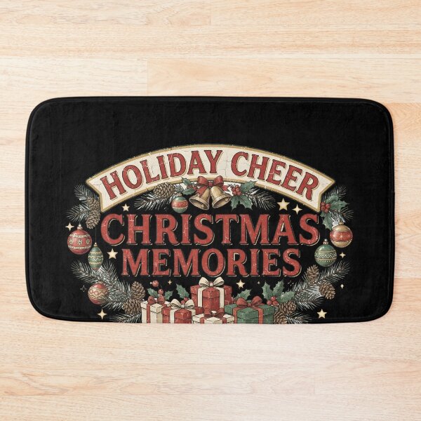 Item preview, Vintage Holiday Cheer Retro Christmas Memories Design designed and sold by LiviuGligoros.