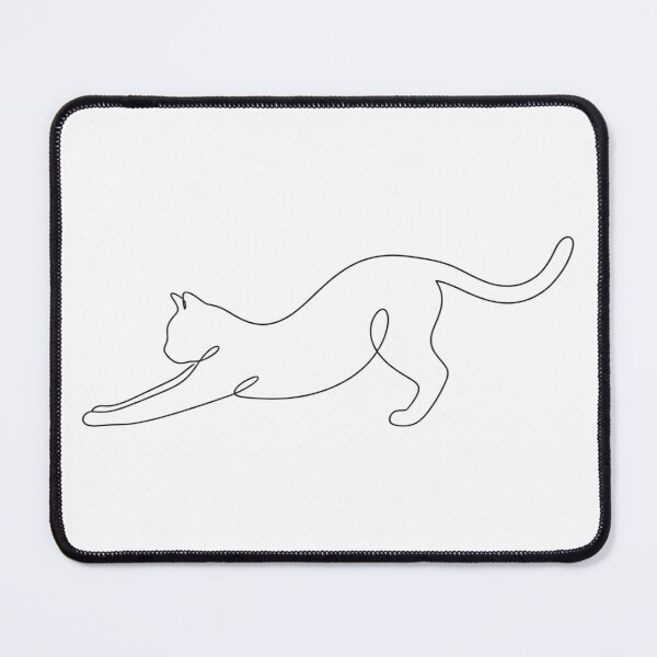 Item preview, Stretching Cat Line Art designed and sold by Nitta Studio.