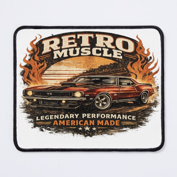 Item preview, RETRO MUSCLE CAR ART designed and sold by Syedshah13.