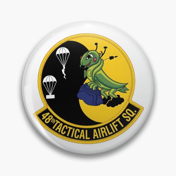 Item preview, USAF 48th Tactical Airlift Squadron Emblem designed and sold by CharlieDesings.