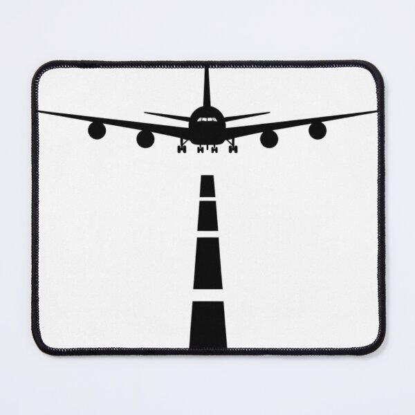 Item preview, Dynamic Motion Blur Travel - Airplane Landing Approach Silhouette designed and sold by johnExpress02.