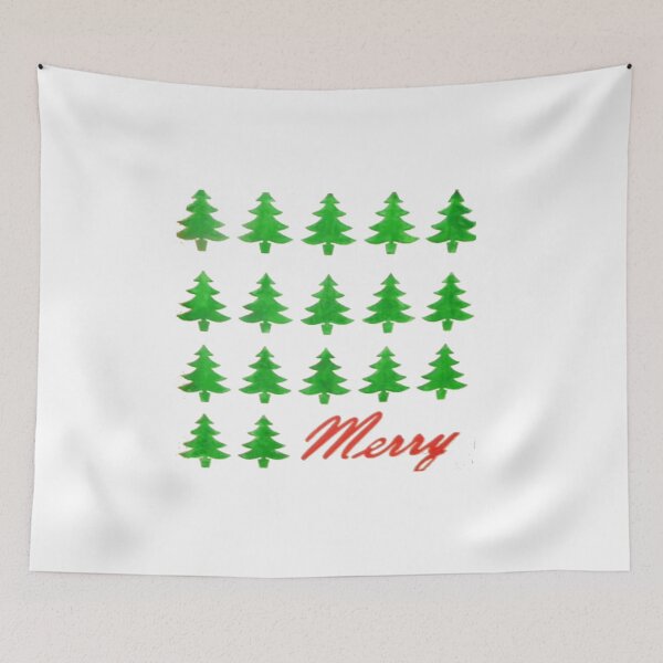 Item preview, Merry with Christmas Trees designed and sold by cabindog.