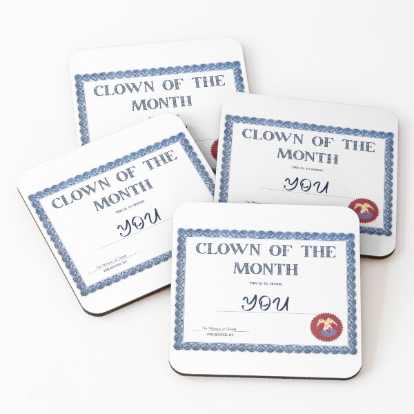 Item preview, You Are the Clown of the Month designed and sold by Things by Rae.