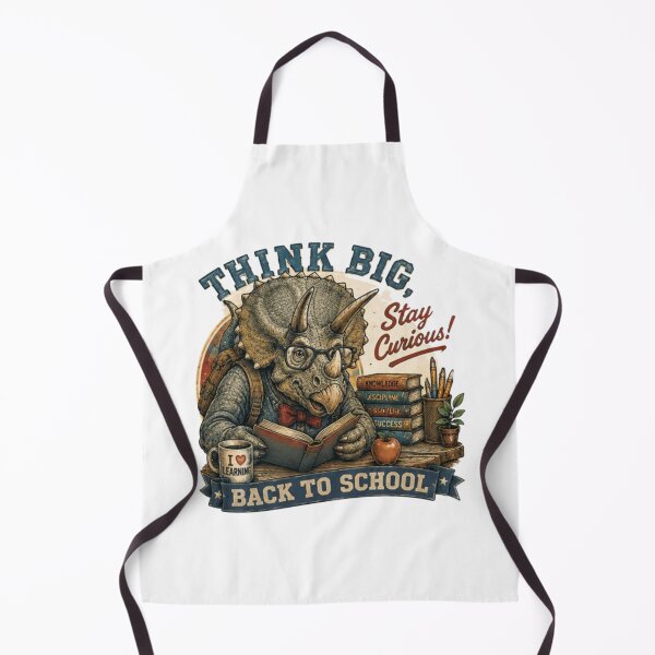 Item preview, ¡Triceratops vuelve al colegio! designed and sold by JonysCreativeDesigns.